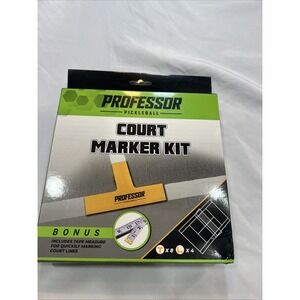 PICKLEBALL Professor Pickleball Court  Marker Kit.Boundary Markers Full Set NEW